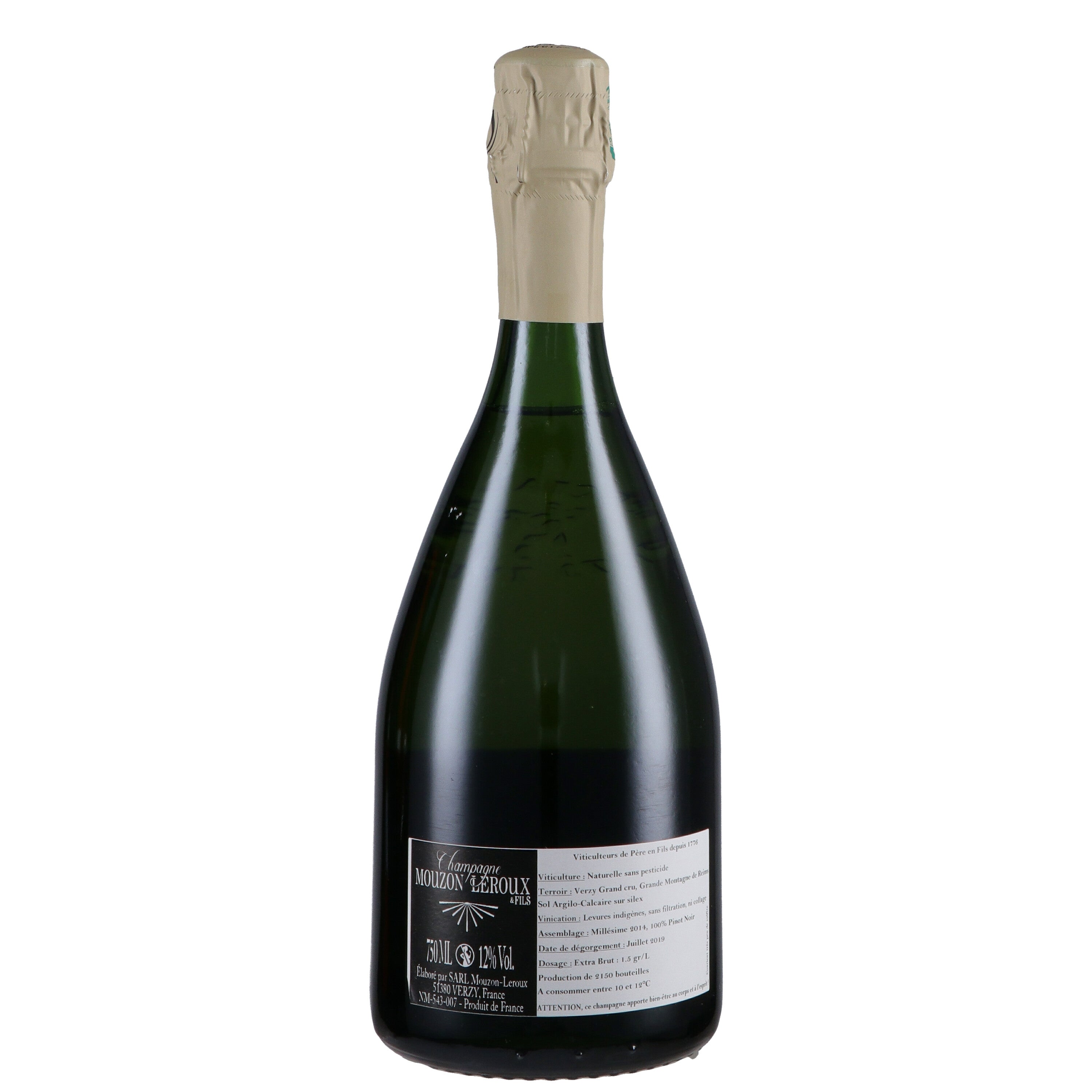 Champagne E.B. Nature Blanc de Noirs Grand Cru 'L'Ineffable