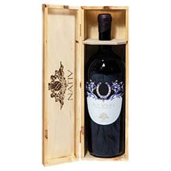 Nativ Blu Onice Irpinia Aglianico DOC 2020 Magnum 1,5 ℓ, Cassetta di legno