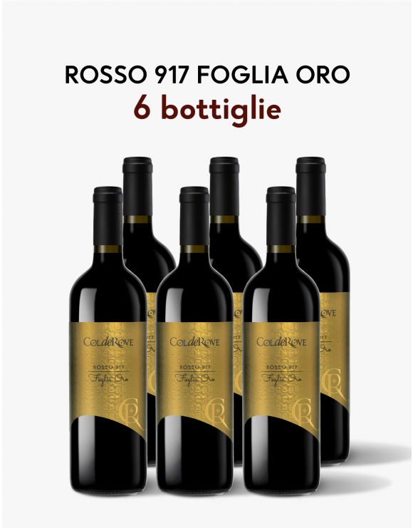 Raboso Rosso 917 Foglia Oro 6 Bottiglie