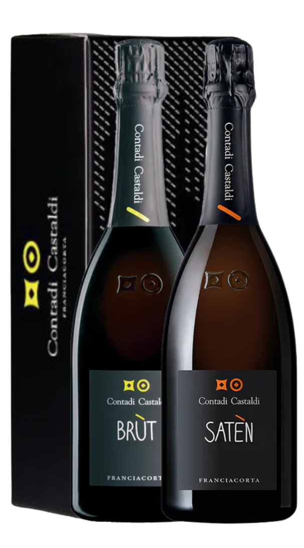 Box Franciacorta Brut e Saten Contadi Castaldi (2bt)