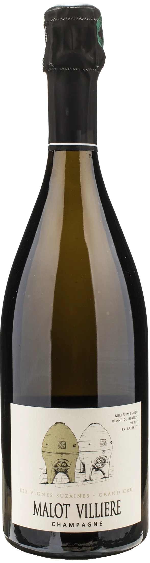 Sadi Malot Champagne Grand Cru Blanc De Blancs Les Suzaines Extra Brut