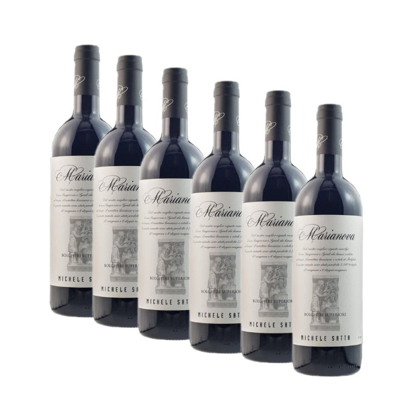 Bolgheri Superiore DOC Marianova 2021 - Michele Satta [Box 6 bottiglie]