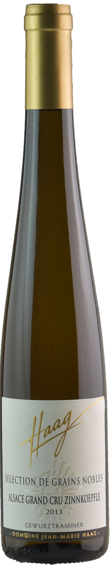 Jean Marie Haag Alsace Grand Cru Gewurztraminer Zinnkoepfle Selection de Grains Nobles 0.5L