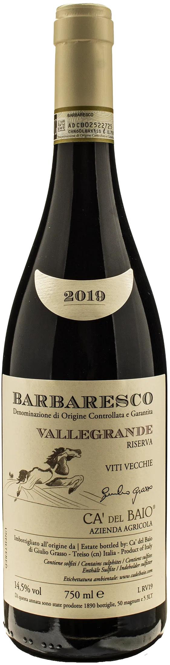Barbaresco Vallegrande Riserva Viti Vecchie