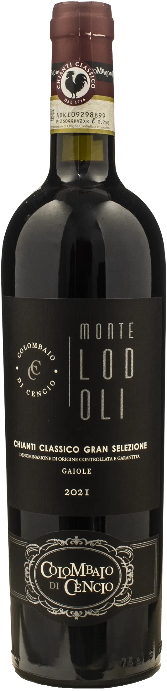 Colombaio di Cencio Chianti Classico Gran Selezione Gaiole Montelodoli