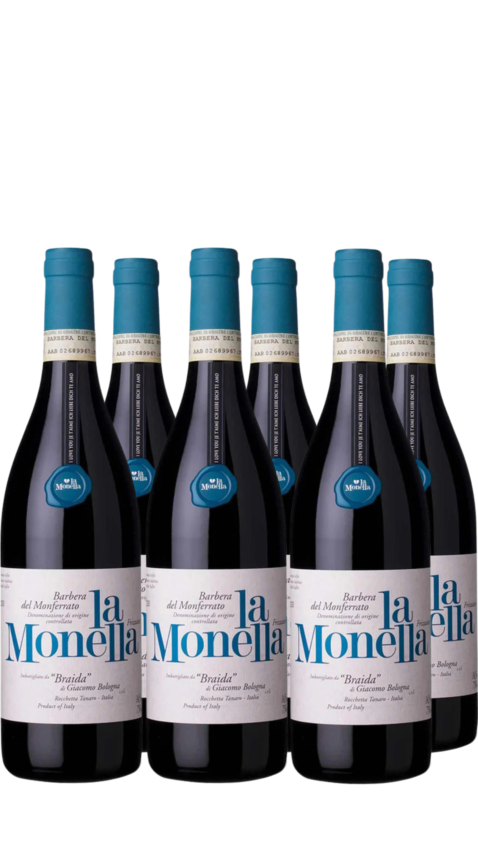 Wine Box Barbera Frizzante 'La Monella' Braida (6bt)