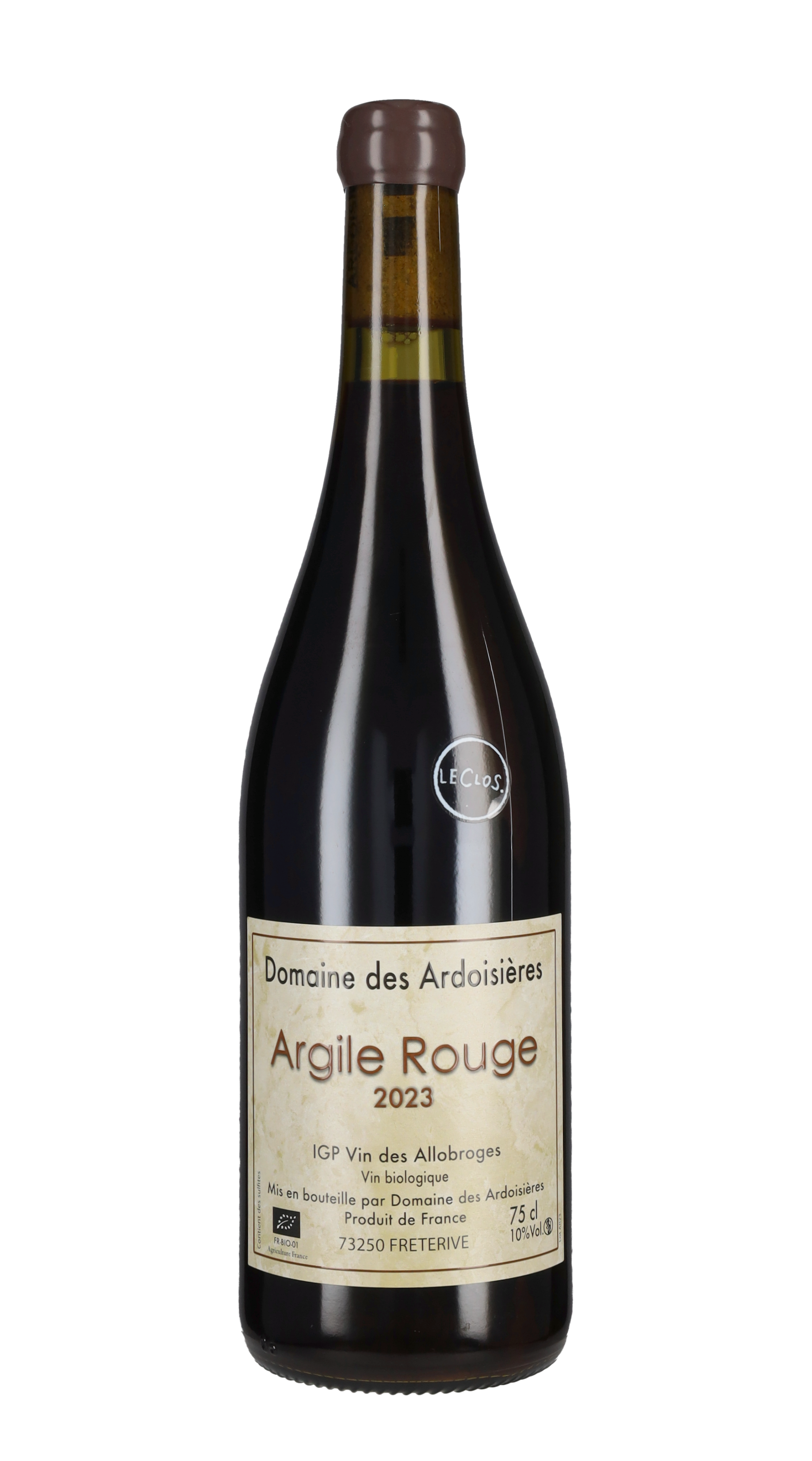 'Argile Rouge' Domaine des Ardoisieres