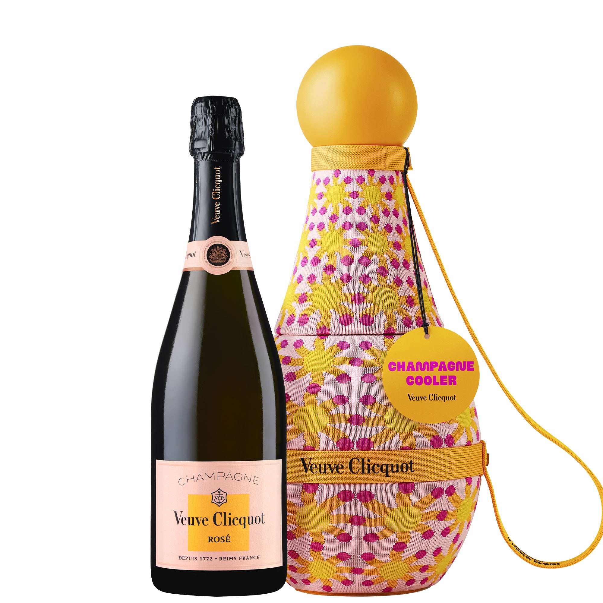 Champagne Brut Rosé Sun Totem by Yinka Ilori