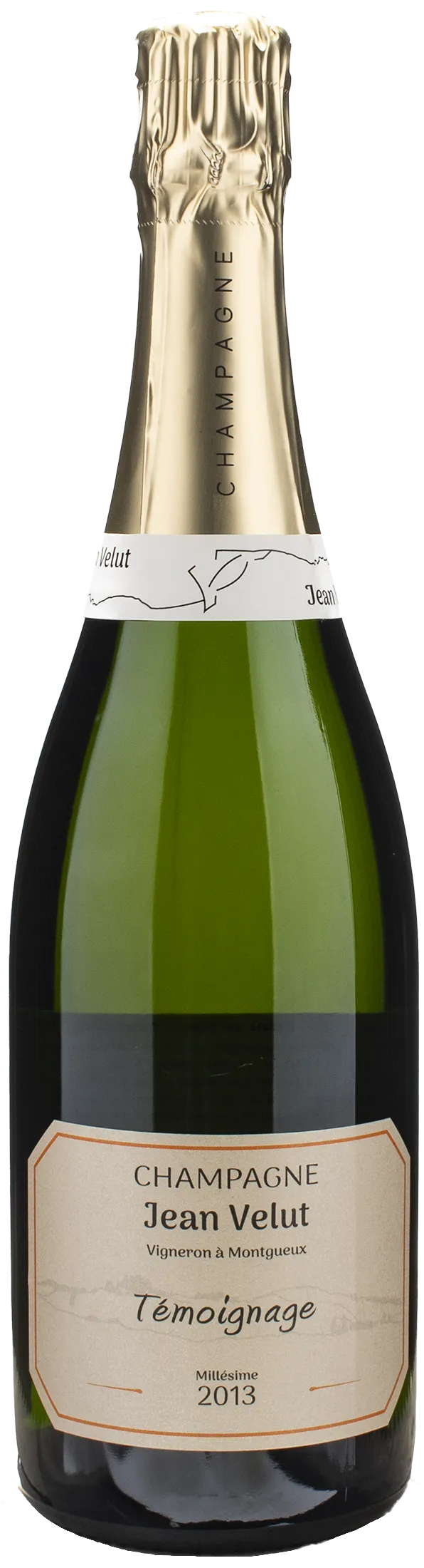 Champagne Blanc de Blancs Exta Brut Millesime Temoignage