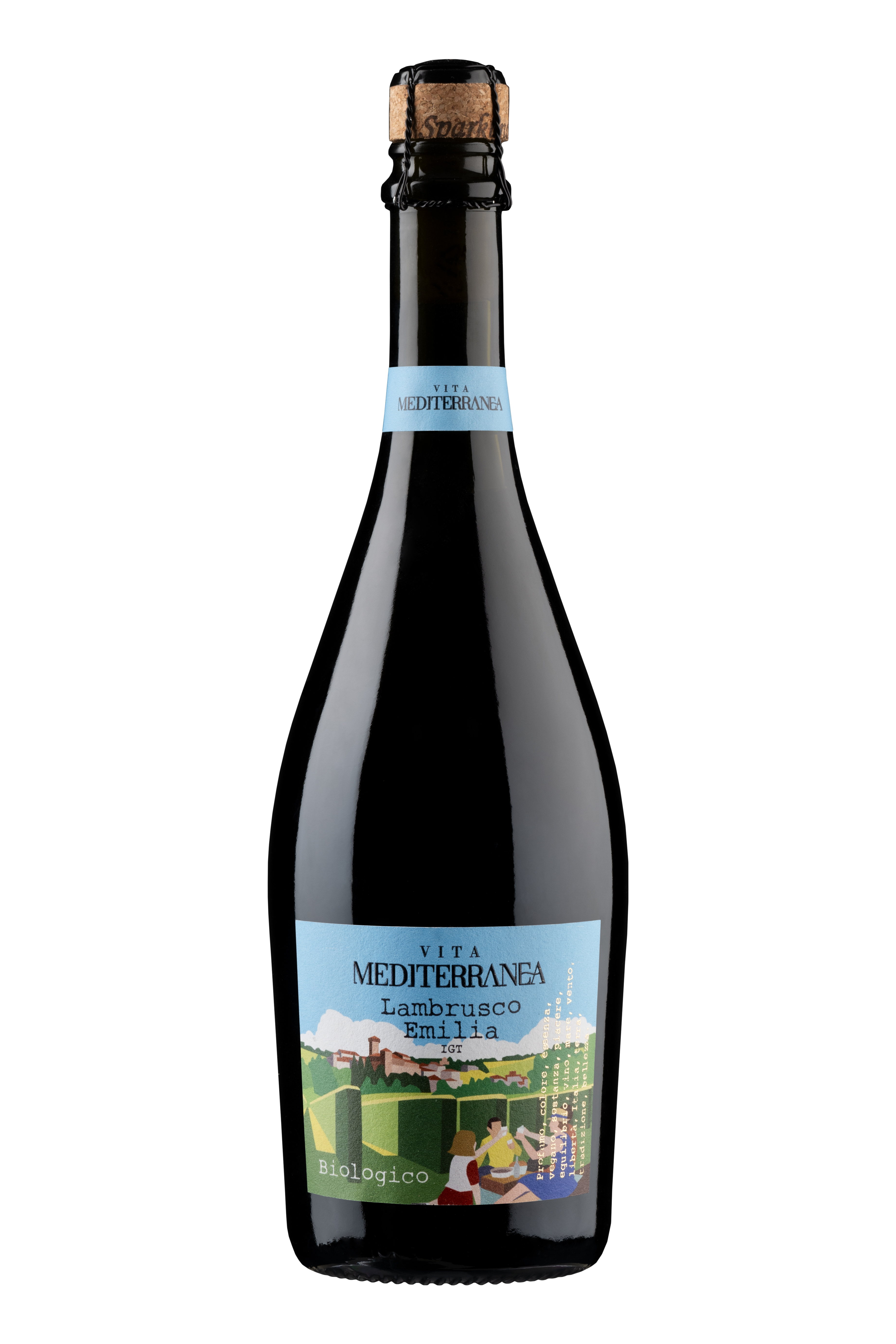 Lambrusco Emilia Igt Semisecco Vino Biologico