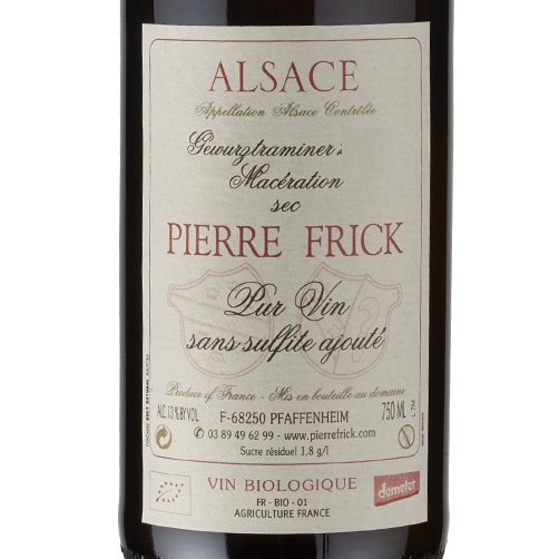 Alsace Gewurztraminer Macération