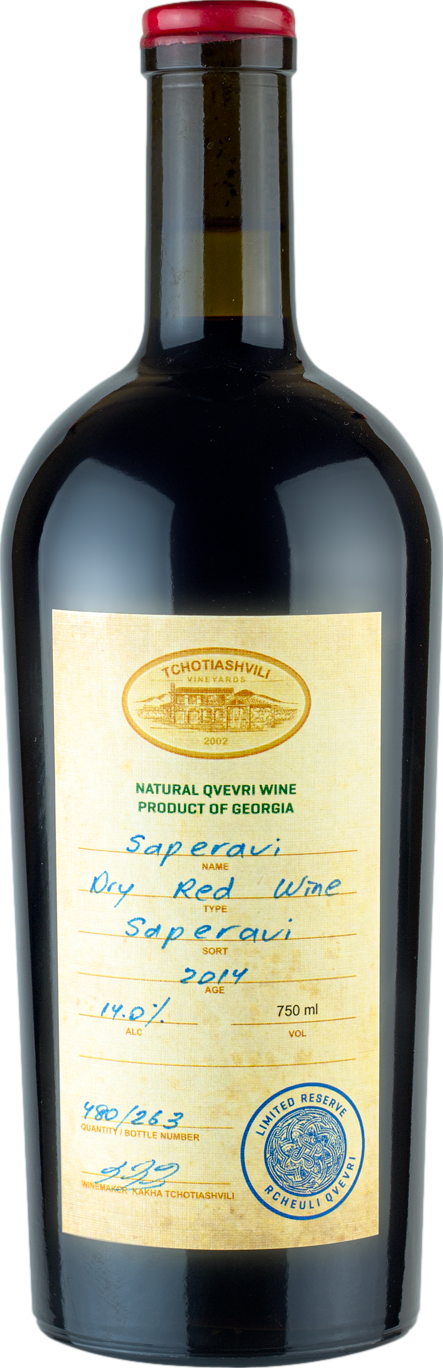 Tchotiashvili Saperavi Reserve 2016