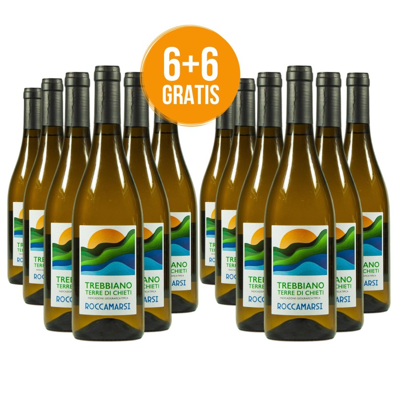 Trebbiano Terre di Chieti IGT 2024 - Roccamarsi [6+6 Gratis]